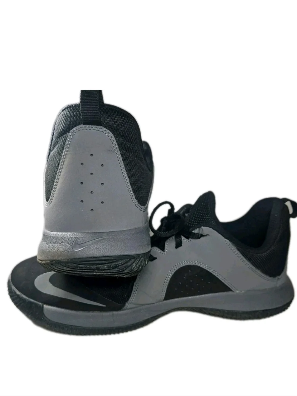 Nike Fly By Low Men Sz12 Blk Flywire Street Gym Sleaze Y2k Boho Run[6E